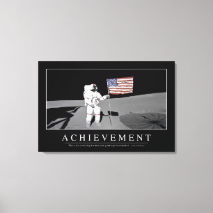 Verwezenlijking: Inspirerend prijsopgave Canvas Afdruk