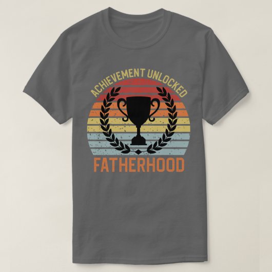 Verwezenlijking onvergrendelde vaderschap t-shirt (Design voorkant)