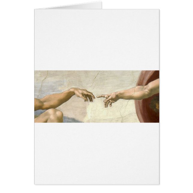 Verwezenlijking van Adam Hands - Michelangelo (Voorkant)