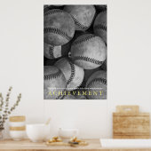 Verwezenlijking van Motivatie honkbal Poster (Keuken)