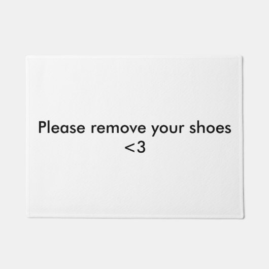 Verwijder alsjeblieft je schoenen deurmat deurmat (Voorkant)