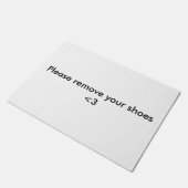 Verwijder alsjeblieft je schoenen deurmat deurmat (Schuin)