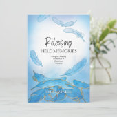 Verwijder Bruce's Book Launch Invitation Kaart (Staand voorkant)