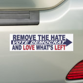 Verwijder de overblijfselen van de Hate and Love Bumpersticker (Op auto)