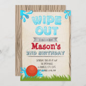 Verwijder de uitnodiging voor verjaardagsfeestjes (Voorkant / Achterkant)