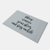 Verwijder de Vloermat van uw schoenen Deurmat (Schuin)