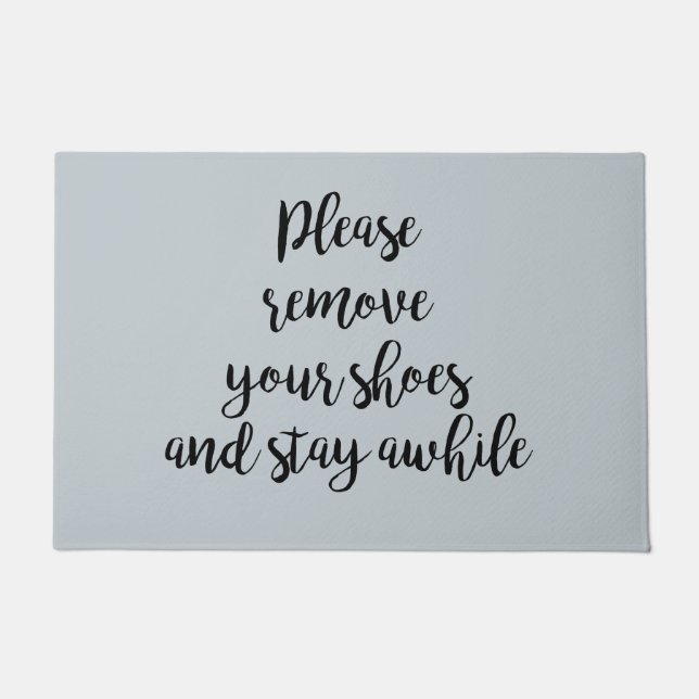 Verwijder de Vloermat van uw schoenen Deurmat (Voorkant)