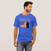 Verwijder de vuile (Trump) vlek van onze vlag T-shirt (Voorkant volledig)