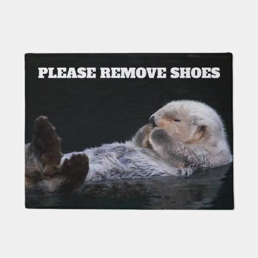 Verwijder de Zee Otter van het badpak Deurmat (Voorkant)