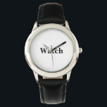Verwijder deze tekst en voeg eigen ontwerp kindere horloge<br><div class="desc">Verwijder deze tekst en voeg uw eigen ontwerp toe RVS zwarte kinderhorloge</div>