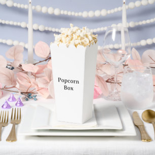 Verwijder deze tekst en voeg eigen ontwerp popcorn bedankdoosjes