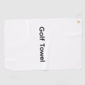 Verwijder deze tekst en voeg uw eigen ontwerp toe golfhanddoek (Horizontaal)