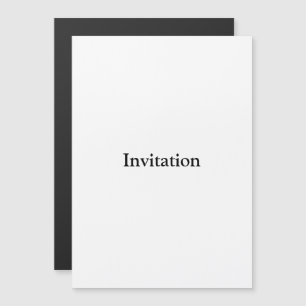 Verwijder deze tekst en voeg uw eigen ontwerp toe magnetische uitnodiging