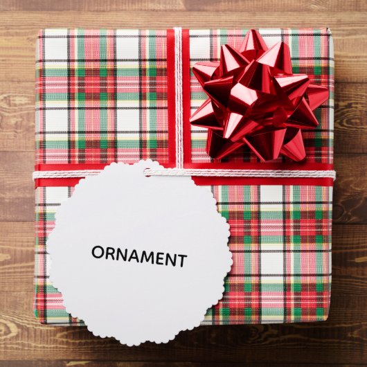 Verwijder deze tekst en voeg uw eigen ontwerp toe ornament kaart (Insitu (Geschenk))