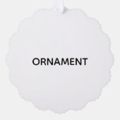 Verwijder deze tekst en voeg uw eigen ontwerp toe ornament kaart (Voorkant)