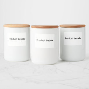 Verwijder deze tekst en voeg uw eigen ontwerp toe  voedselcontainer etiket