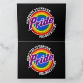 Verwijder hardnekkige Oranje vlekken Pride Month L Kaart (Binnen)