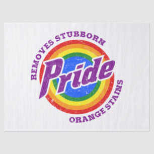 Verwijder hardnekkige Oranje vlekken Pride Month L Tissuepapier