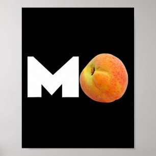 Verwijder M Peach Trump Grappig Politiek  Poster