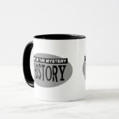 Verwijder Mystery History Grey Oval Mok (Voorkant links)