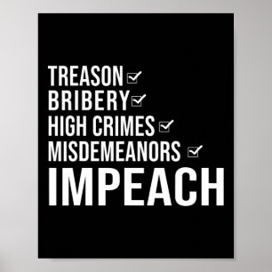 Verwijder president Trump Politieke verklaring Poster