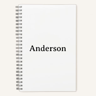 Verwijder tekst en vervang eigen ontwerp 5,5"x21,5 notitieboek