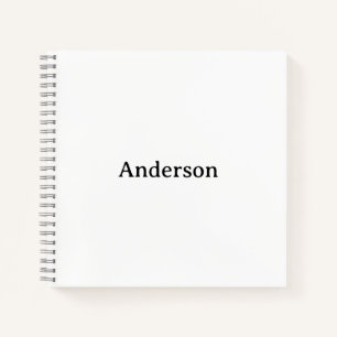 Verwijder tekst en vervang eigen ontwerp 8.5"x8.5" notitieboek