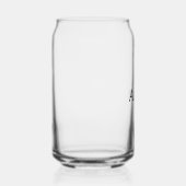 verwijder tekst en voeg eigen ontwerp toe 16 oz blikvorm glas (Rechts)