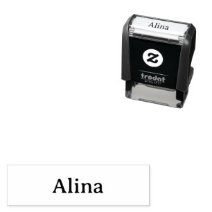 verwijder tekst en voeg eigen ontwerp toe 1.4" x 0 zelfinktende stempel