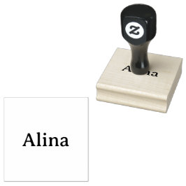 verwijder tekst en voeg eigen ontwerp toe 2,5" x 2 rubberstempel