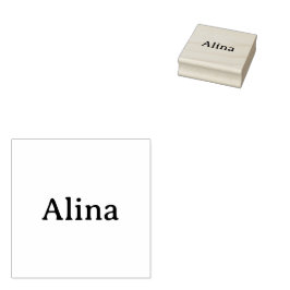 verwijder tekst en voeg eigen ontwerp toe 2" x 2" rubberstempel
