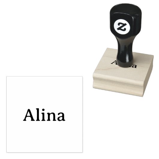 verwijder tekst en voeg eigen ontwerp toe 2" x 2" rubberstempel (Gestempeld)