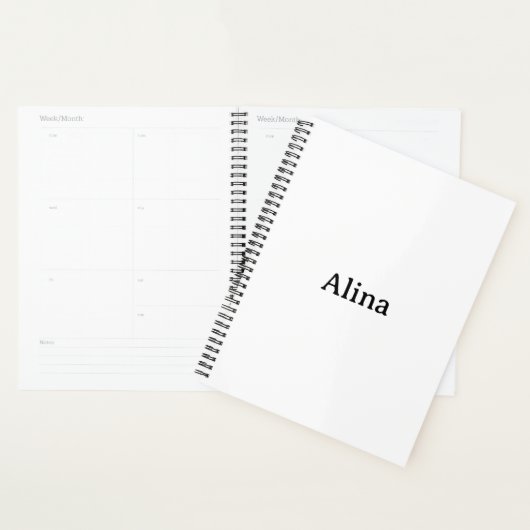 verwijder tekst en voeg eigen ontwerp toe standaar planner (Display)