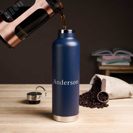 Verwijder tekst Vervang eigen ontwerp 32 oz Waterfles (Koffie (Gedraaid) )
