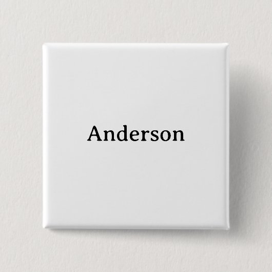 Verwijder tekst Vervang eigen ontwerp vierkant 2 i Vierkante Button 5,1 Cm (Voorkant)