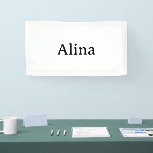 verwijder tekst voeg eigen ontwerp toe 1.6' x 3' B Spandoek (Beurs)