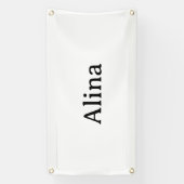 verwijder tekst voeg eigen ontwerp toe 1.6' x 3' B Spandoek (Verticaal)