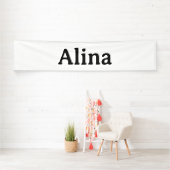 verwijder tekst voeg eigen ontwerp toe 2,5' x 12'  spandoek (Insitu)