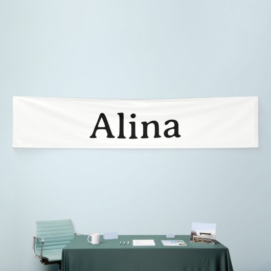 verwijder tekst voeg eigen ontwerp toe 2,5' x 12'  spandoek (Beurs)