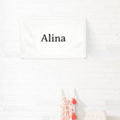 verwijder tekst voeg eigen ontwerp toe 2,5' x 4' B Spandoek (Insitu)