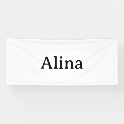 verwijder tekst voeg eigen ontwerp toe 2,5' x 6' B Spandoek (Horizontaal)