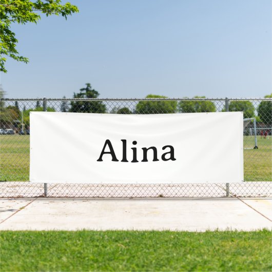 verwijder tekst voeg eigen ontwerp toe 4' x 12' Bu Spandoek (Insitu)