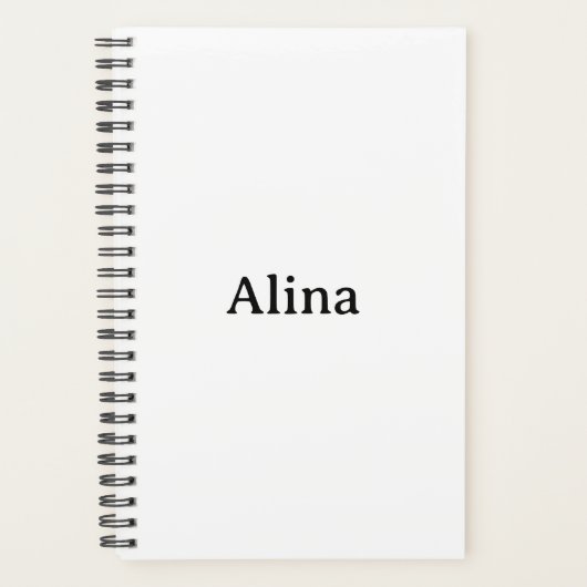 verwijder tekst voeg eigen ontwerp toe klein 5.5" planner (Voorkant)