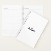 verwijder tekst voeg eigen ontwerp toe klein 5.5" planner (Display)