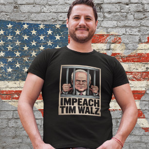 Verwijder Tim Walz Kinderopvang Fraude Conservatie T-shirt