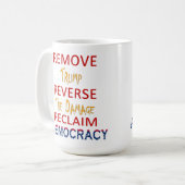 VERWIJDER TRUMP KOFFIEMOK (Voorkant links)