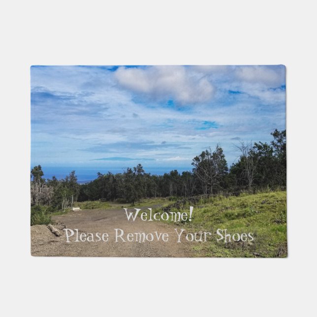 Verwijder uw schoenen deurmat (Voorkant)