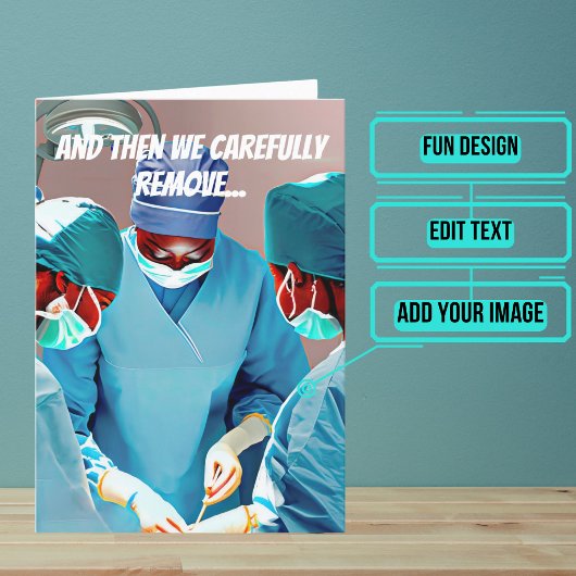 Verwijder voorzichtig de portemonnee Get Well Kaart