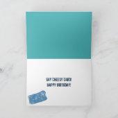 Verwijderbaar Camerakijkbericht Blauwgroen, marine Kaart (Binnen)