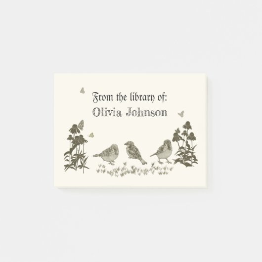 Verwijderbare aangepaste bladwijzer post-it® notes (Voorkant)